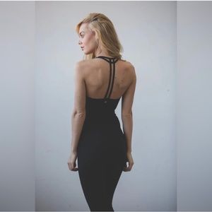 Montiel Activewear Teardrop Cami Black